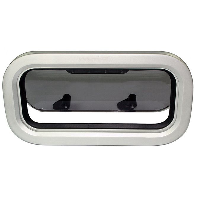 Hovedbilde Portlight MS aluminium, rektangulær, 171 x 347 mm