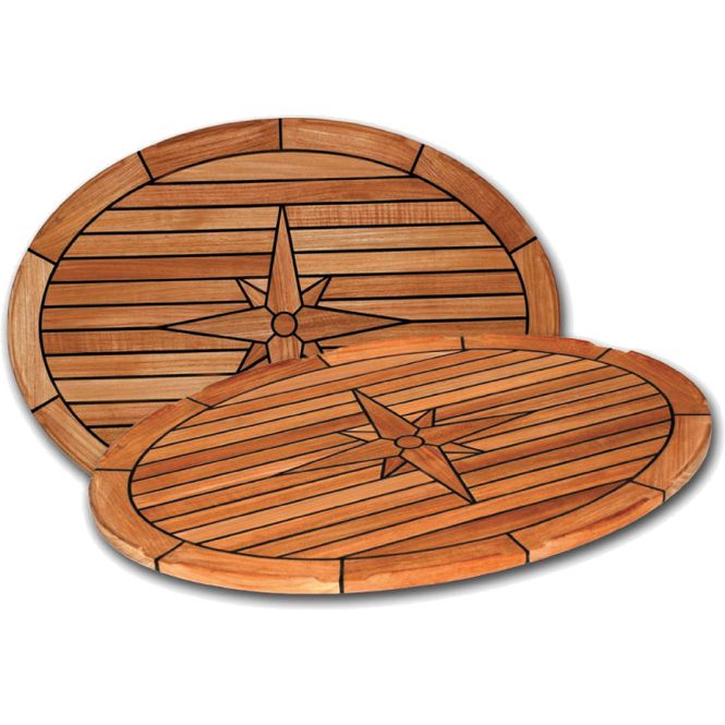 Hovedbilde Bordplate Nautic Star oval 44 x 60 cm
