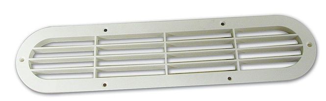 Hovedbilde  Ventilrist hvit plast US-model