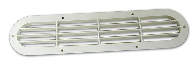 Hovedbilde  Ventilrist hvit plast US-model