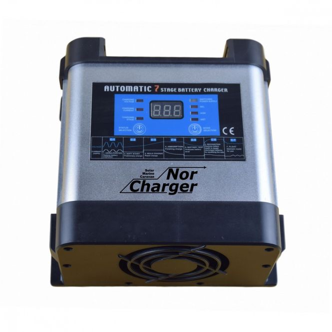 Hovedbilde NOR CHARGER Pro Serie Elektronisk Batterilader 12V 20A 2-kanaler