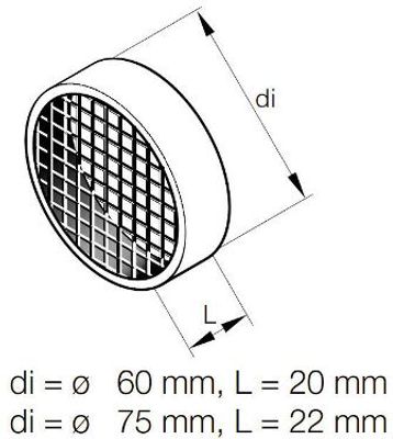 Eber innsugsgitter friskluft AirtronicD2