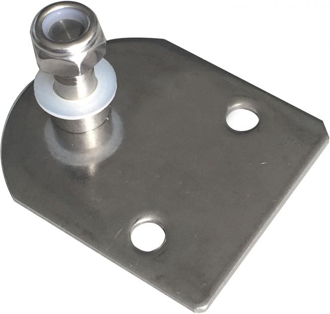 Hovedbilde Gassdemperbrakett 316, 48x58mm - 8 mm