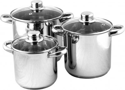 Grytesett 3pcs, gass/induksjon
