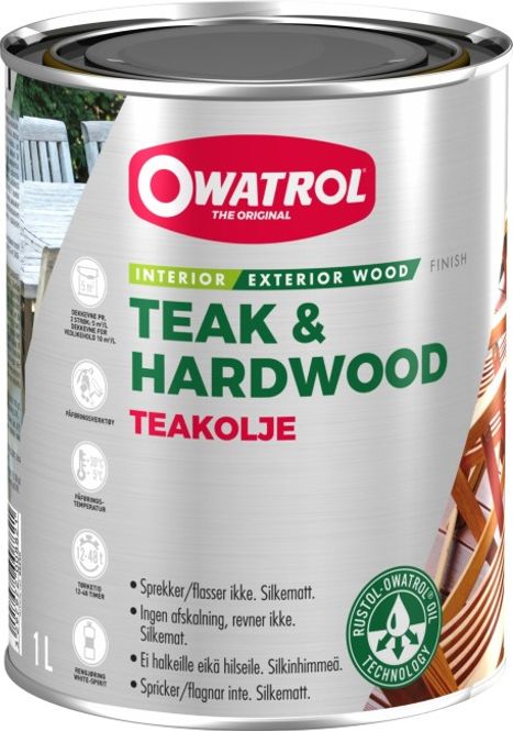 Hovedbilde Owatrol Teakolje matt 1L
