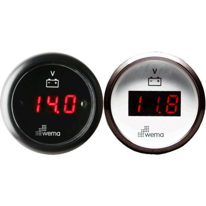 Hovedbilde Wema Voltmeter Digital Wema 8-24V