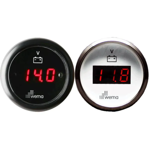 Hovedbilde Wema Voltmeter Digital Wema 8-24V