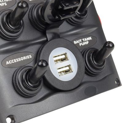 BEP Bryterpanel 5 brytere + USB