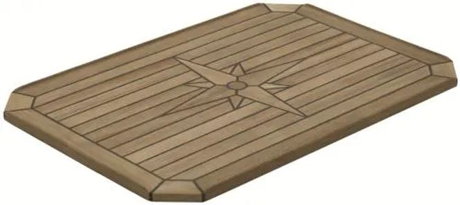 Hovedbilde Bordplate Nautic Star 37x60cm rektangulært