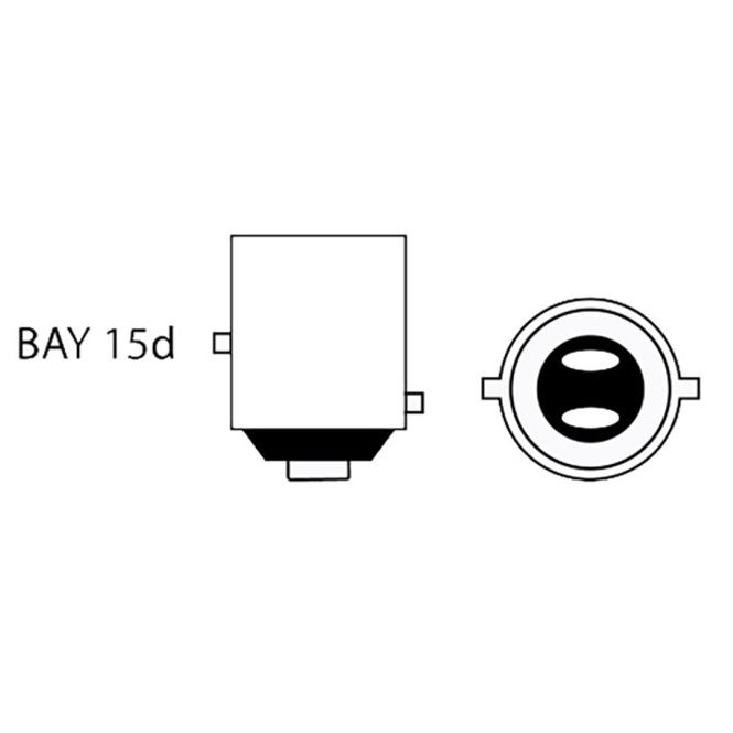 Hovedbilde Amolux Lanternepære BAY15D