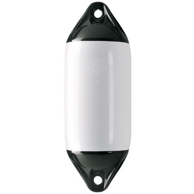 Polyform Fender F-serie hvit m/sorte ender