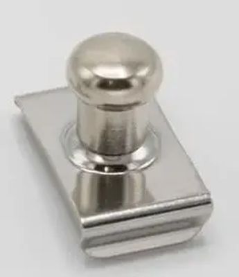 Kalesjeknapp Vindusklips 19mm 5stk