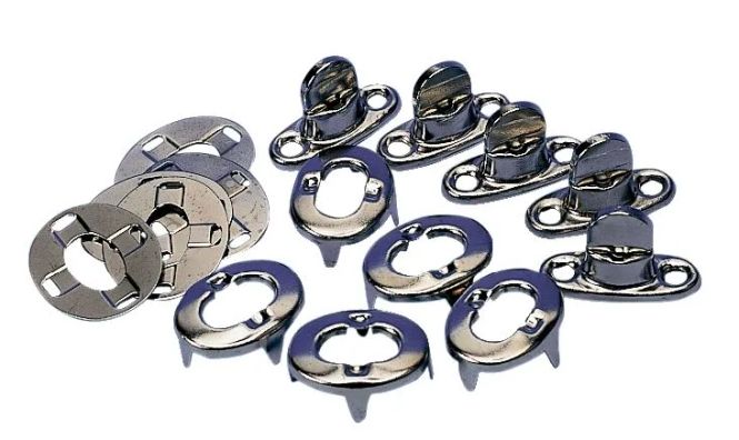 Hovedbilde Vriknapp Forkrommet 8mm 5pk