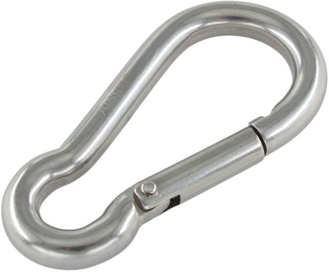 Hovedbilde Karabinkrok syrefast 160 mm