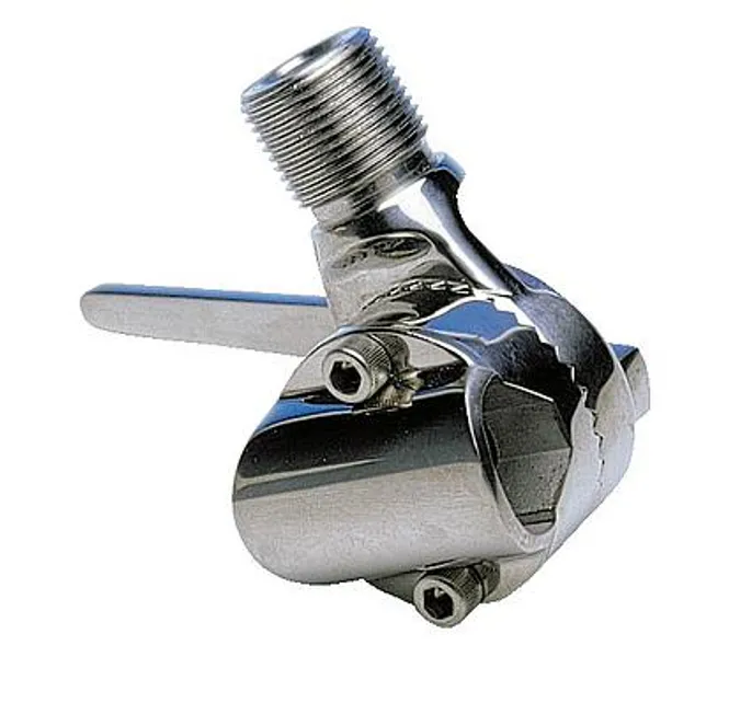 Hovedbilde Antennefot for 25 mm rekke / rørmontering syrefast stål 316L Jus