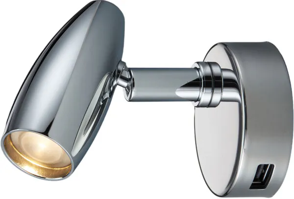 Hovedbilde 1852 Rana LED-lampe m/bryter og USB