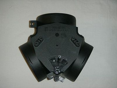 Eber Y-Rør 90mm med Spjeld for wirestyring