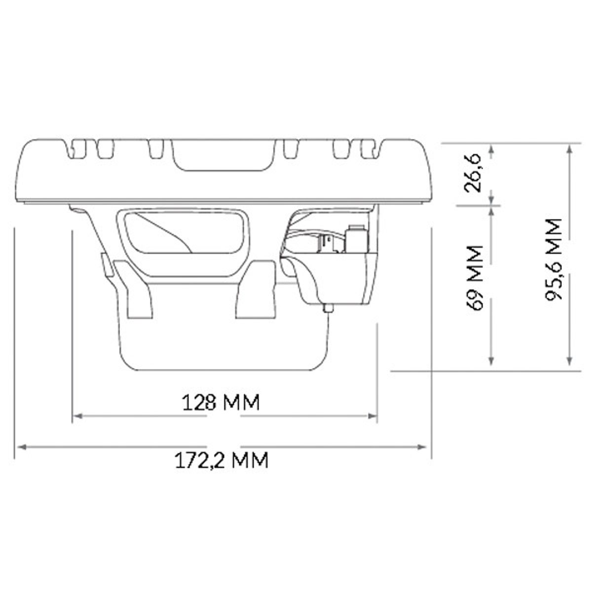 HERTZ Høyttaler HMX 6.5 S-LD-G