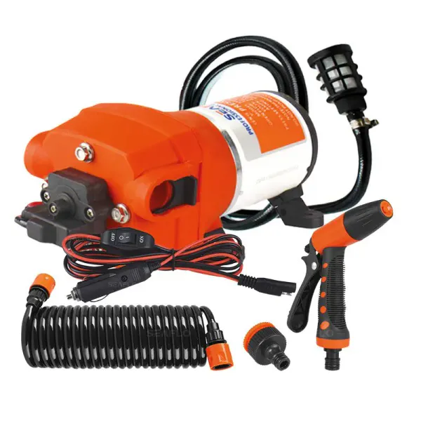 Hovedbilde Seaflo Spylepumpekit Portabel i koffert 12V 4,8bar