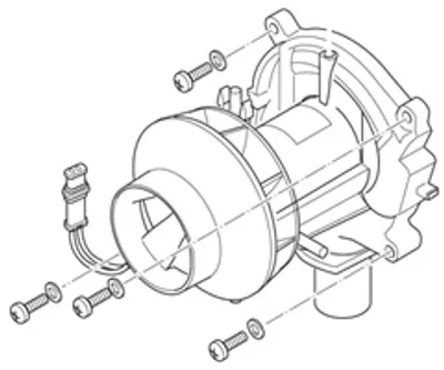 Eber viftemotor til Airtronic D5